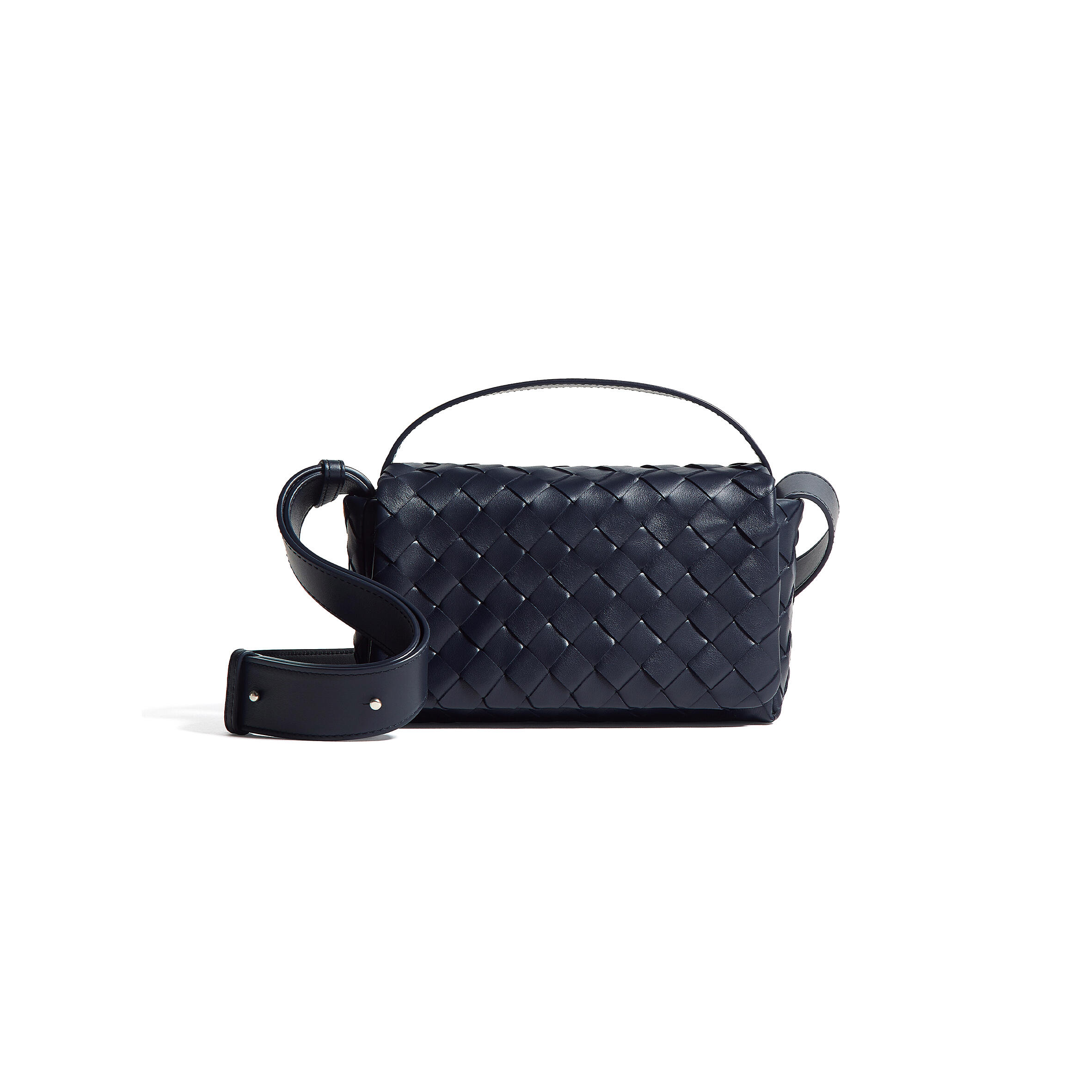 BOTTEGA VENETA INTRECCIATO MINI BAG WITH FLAP 857931V2HL04330 (20*12*6.5cm)